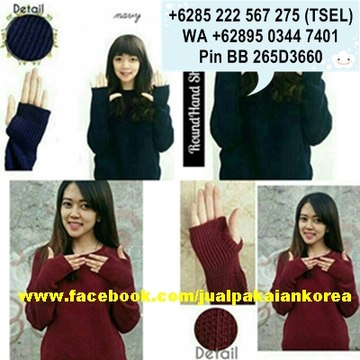 Supplier baju Rajut Korea Bandung
