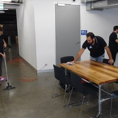 Commercial office cleaning