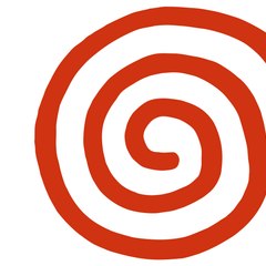 Orange Orange Swirl