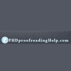 PHD Proofreading Help
