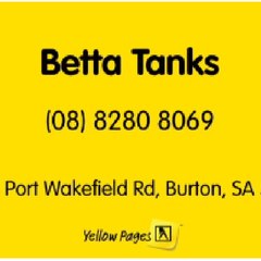 Water Tanks Adelaide - Betta Tanks, Australia