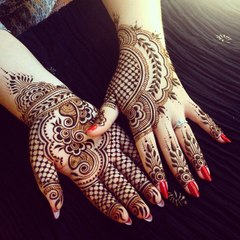 Rajni's mehndi art