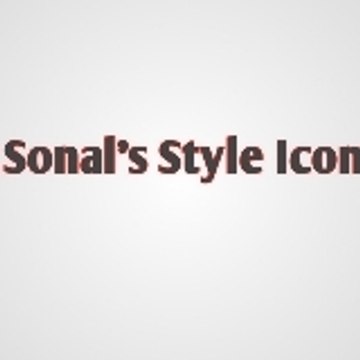 Sonal Style Icon