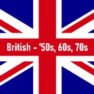 British Boomer Years '50s, '60s, '70s