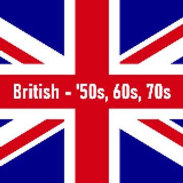 British Boomer Years '50s, '60s, '70s