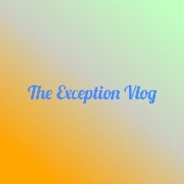 The Exception blog