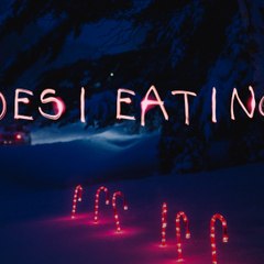 Desi eating