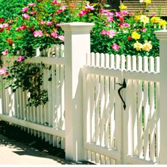 White picket fence
