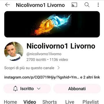 Nicolivorno1 Livorno boia dhe youtuber