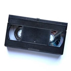 Box of VHS Tapes