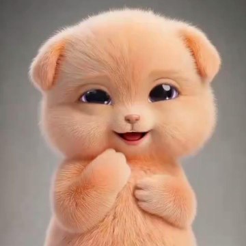 Cute puff