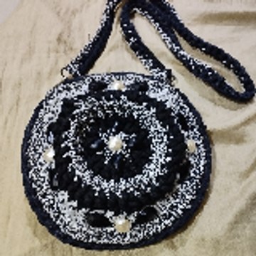 Creative. And crochet bag