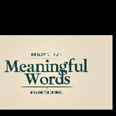 Meaningfulwords