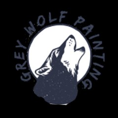 Grey Wolf Painting