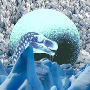 Dinosaur cube  glaciers