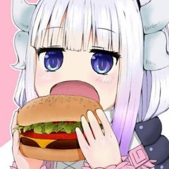 Anime Girls Eating Burgers