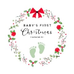 Baby's First Christmas Ornament