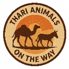 Thari animals on the way