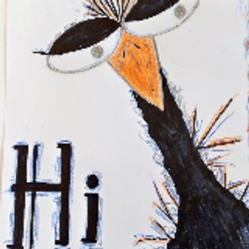 Schräger Vogel