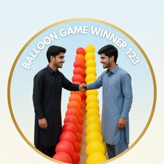 Balloon game winner 123