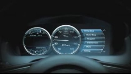 Jaguar XJ instruments virtuels haute définition