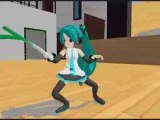 【Miku Miku Dance】 Littel Miku Leak Fencing