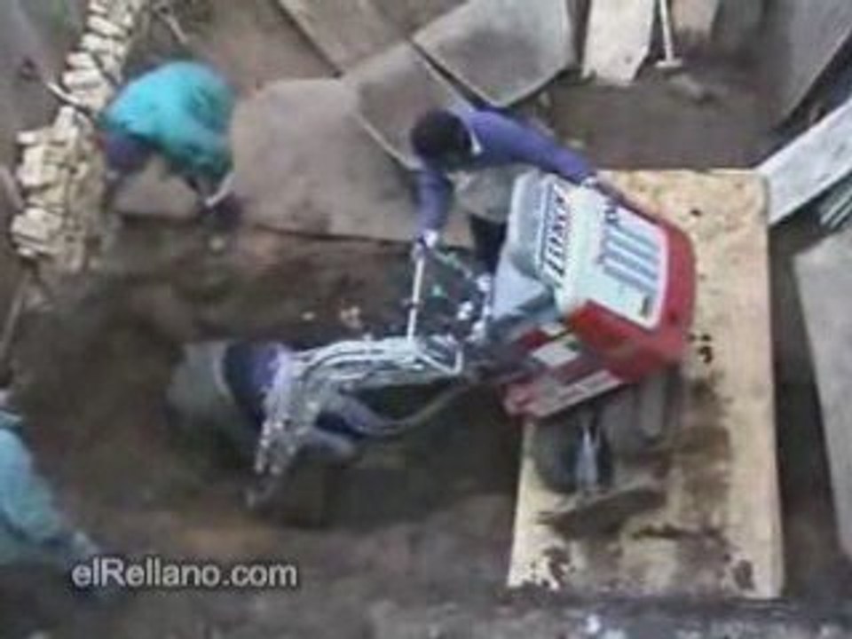 accidente con la grua