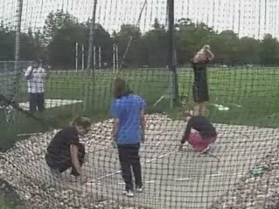 Athlé lancer disque Casey Malone Record perso 68m49 2009