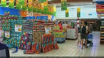 Les grandes surfaces à l'heure d'été (Olonne-sur-Mer)