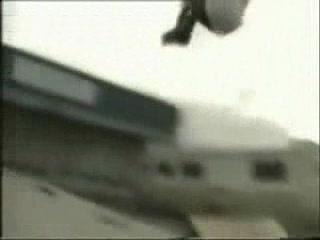 Chute fracassante en roller