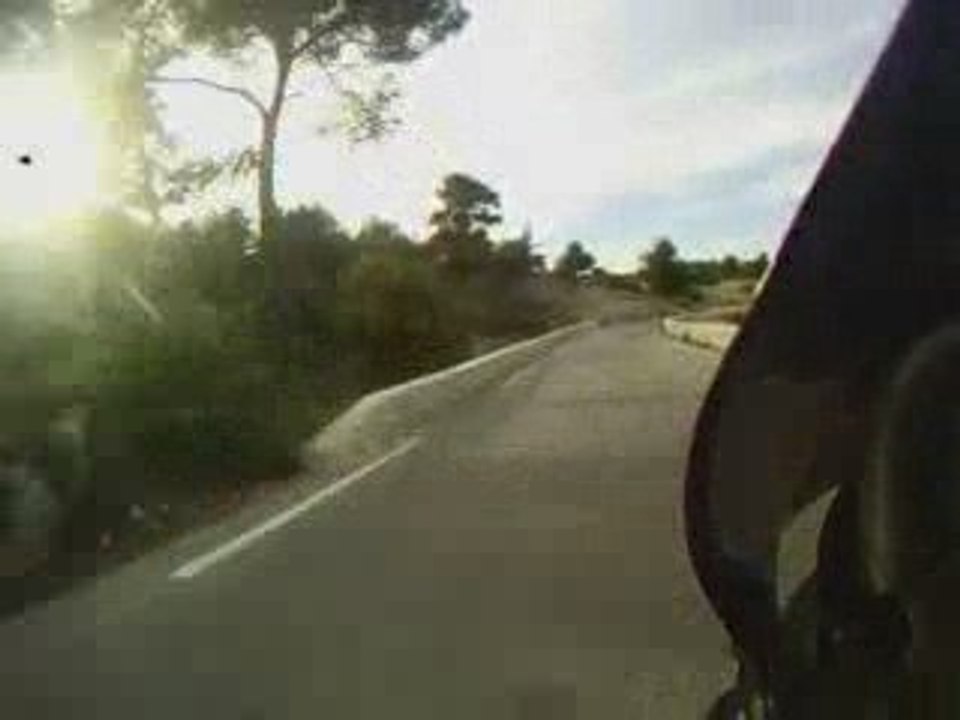 Balade moto : du Col de l'Espigoulier à Auriol