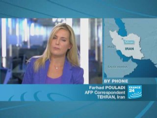 Iran: protesters clash with riot police and basijis