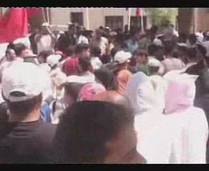 احتجاجات مناصري العدالة والتنمية بوجدة