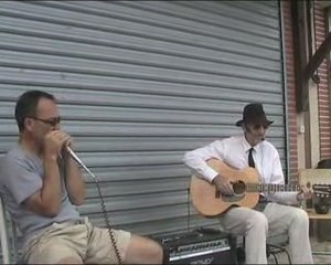 Hey, Hey - Big Bill Broonzy and mystery harmonica player