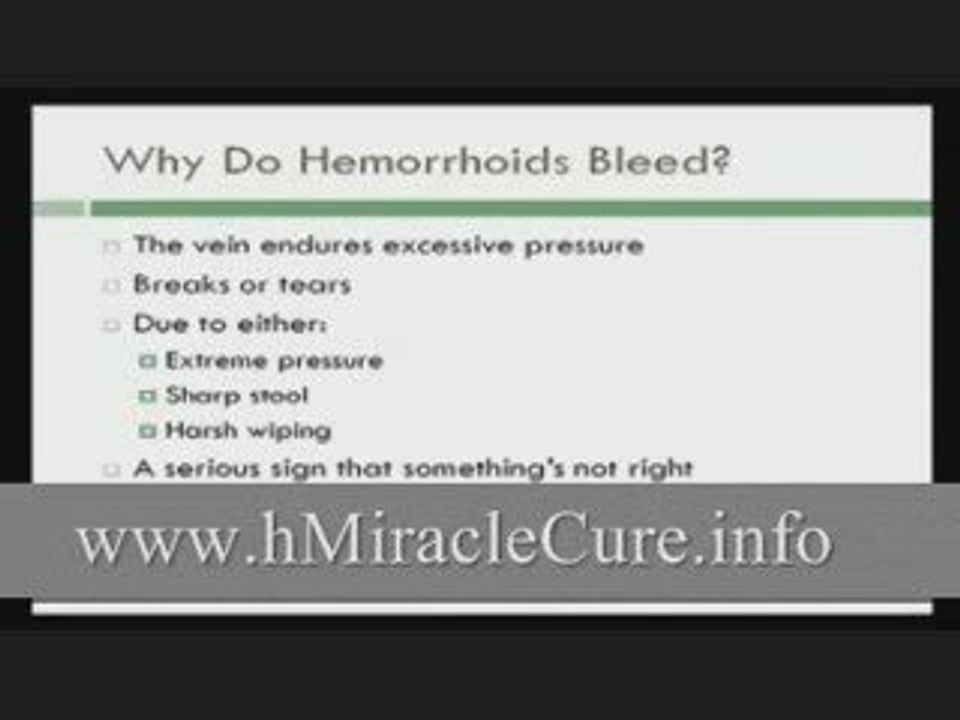 Hemorrhoids Home Cure - Take the pain away