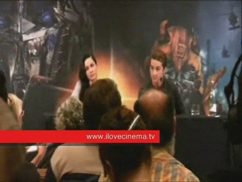 Transformers 2 la revanche MEGAN FOX, SHIA LABEOUF interview press conference Paris & photos