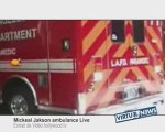 Micheal Jackson mort dead ambulance Los Angeles