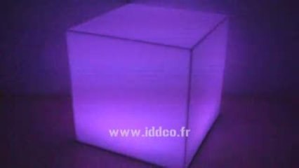 cube lumineux LED