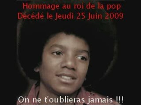 Hommage Michael Jackson est mort 2009 RIP