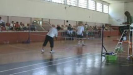 Yenişehir veteranlar turnuvası tek erkekler müsabasası set3