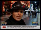 ANNONCE DE LA MORT DE MICHAEL JACKSON DANS LE MONDE BFMTV
