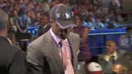 NBA Draft  No. 6 pick in the 2009 the Minnesota Timberwolves