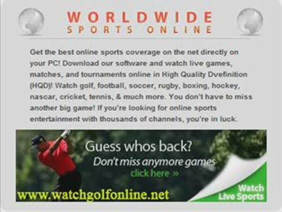 watch open de france golf 2009