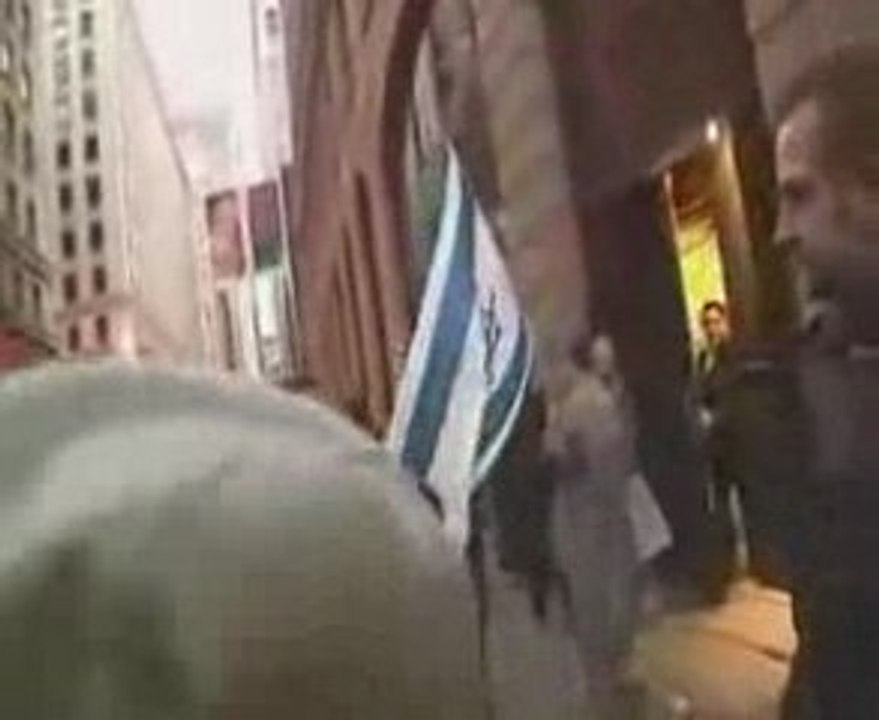 devant l'ambassade d'israel à San Francisco