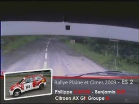 Rallye Plaine et cimes 2009 ES2 CAPON / ELET