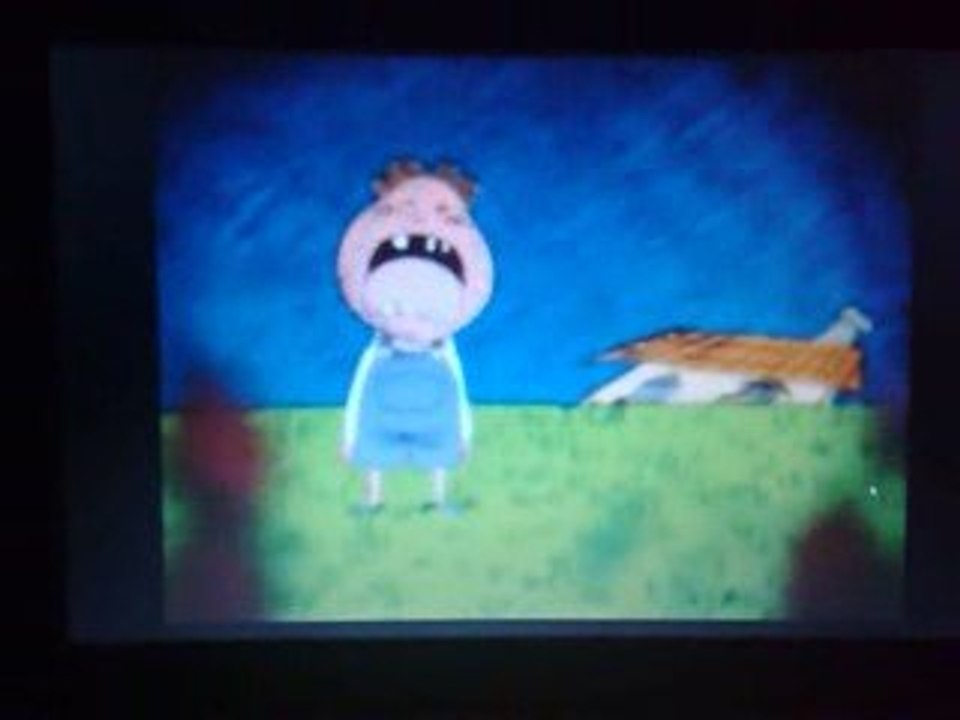 l'homme au grand yeux et la 'homme a grande bouche