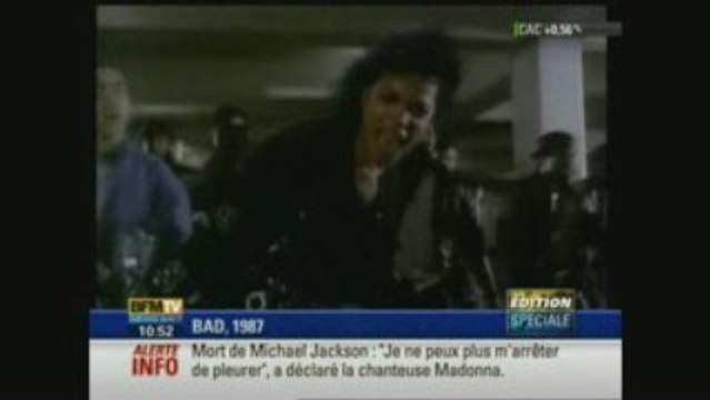 Michael Jackson petit hommage de BFM TV
