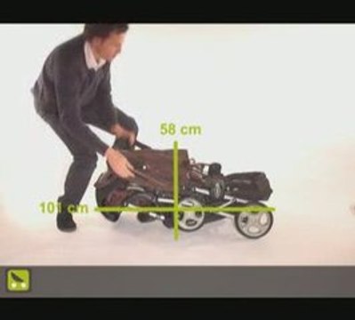 Poussette-Magazine : pliage de la Graco Stadium Duo