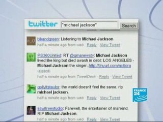 Michael Jackson: Twitter pleure l'icône