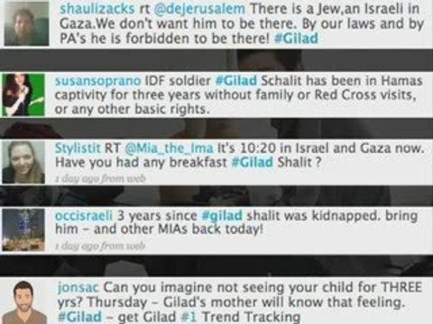 Gilad Shalit - 3 years in captivity